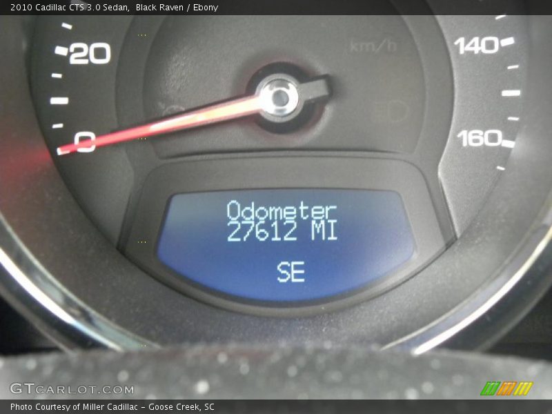 Black Raven / Ebony 2010 Cadillac CTS 3.0 Sedan