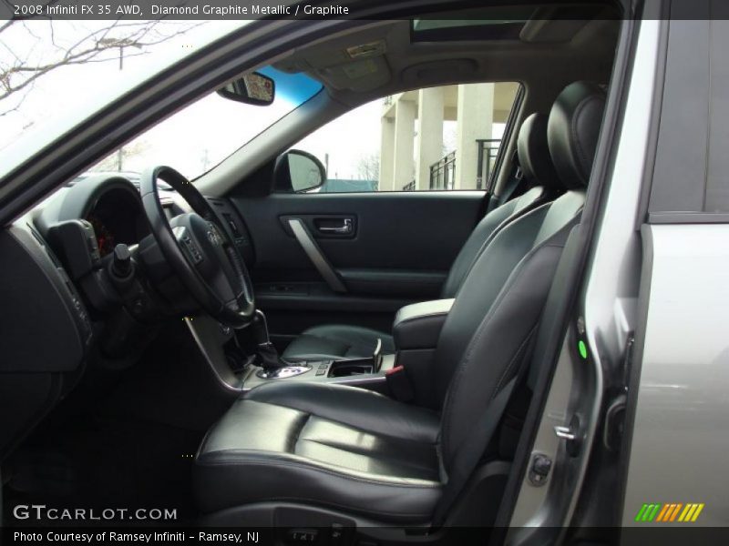 Diamond Graphite Metallic / Graphite 2008 Infiniti FX 35 AWD