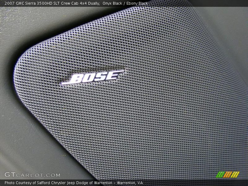 Onyx Black / Ebony Black 2007 GMC Sierra 3500HD SLT Crew Cab 4x4 Dually