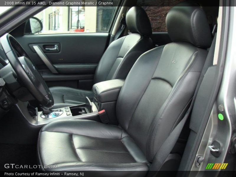 Diamond Graphite Metallic / Graphite 2008 Infiniti FX 35 AWD