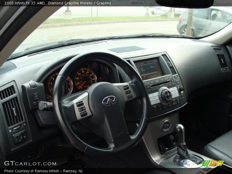 Diamond Graphite Metallic / Graphite 2008 Infiniti FX 35 AWD