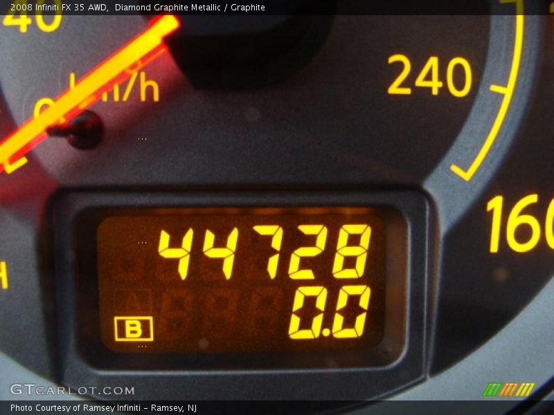Diamond Graphite Metallic / Graphite 2008 Infiniti FX 35 AWD
