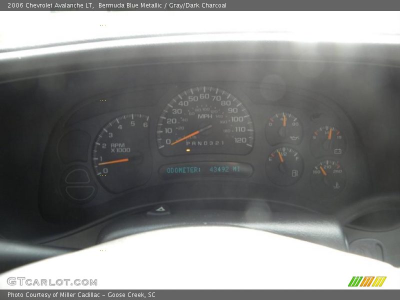 Bermuda Blue Metallic / Gray/Dark Charcoal 2006 Chevrolet Avalanche LT