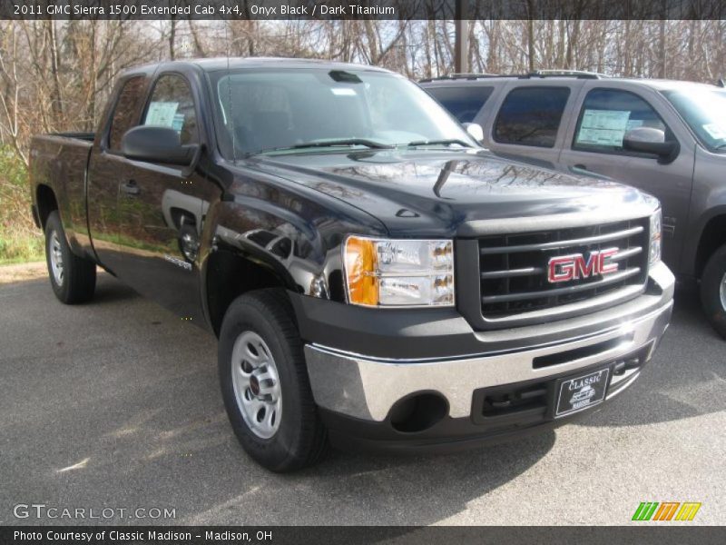 Onyx Black / Dark Titanium 2011 GMC Sierra 1500 Extended Cab 4x4