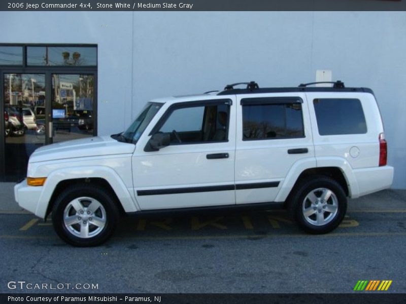 Stone White / Medium Slate Gray 2006 Jeep Commander 4x4
