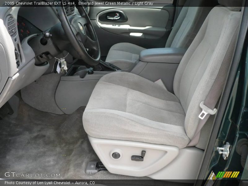 Emerald Jewel Green Metallic / Light Gray 2005 Chevrolet TrailBlazer EXT LS 4x4
