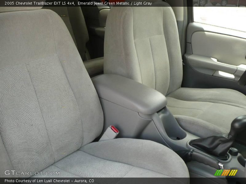 Emerald Jewel Green Metallic / Light Gray 2005 Chevrolet TrailBlazer EXT LS 4x4