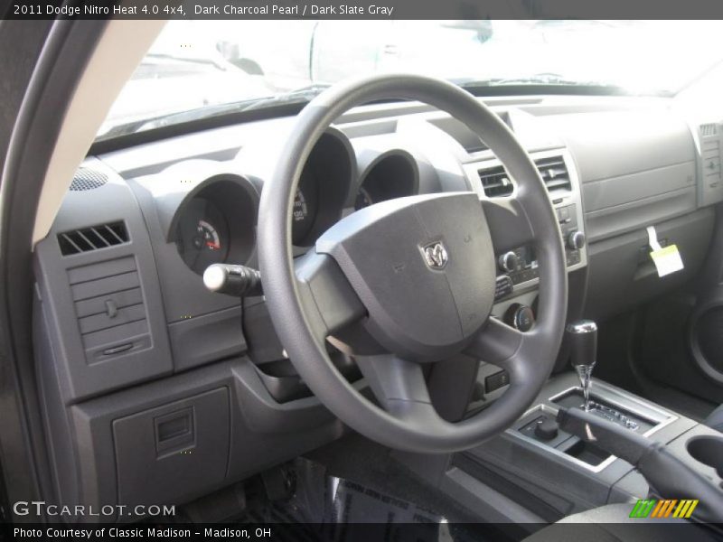 Dark Slate Gray Interior - 2011 Nitro Heat 4.0 4x4 
