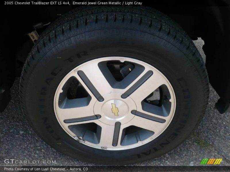 Emerald Jewel Green Metallic / Light Gray 2005 Chevrolet TrailBlazer EXT LS 4x4