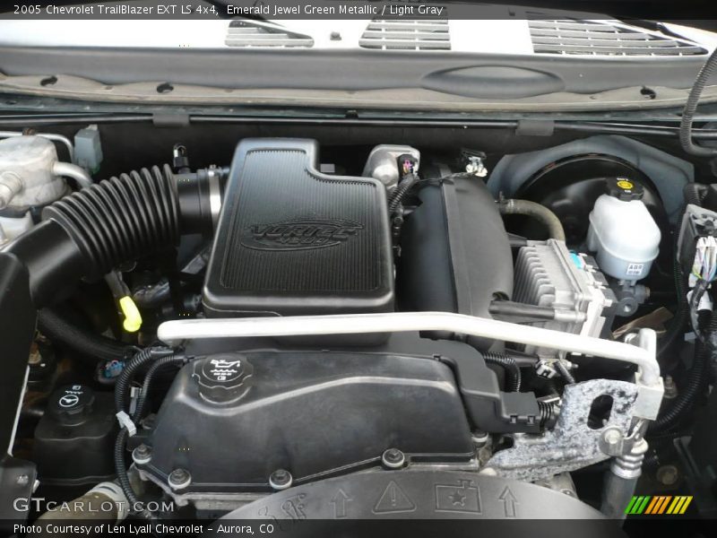 Emerald Jewel Green Metallic / Light Gray 2005 Chevrolet TrailBlazer EXT LS 4x4