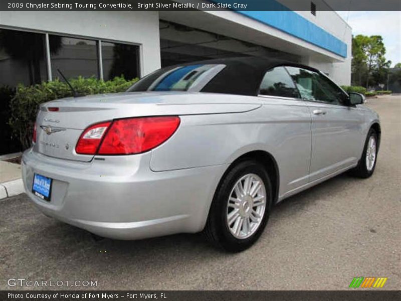 Bright Silver Metallic / Dark Slate Gray 2009 Chrysler Sebring Touring Convertible