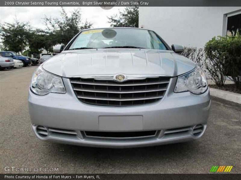 Bright Silver Metallic / Dark Slate Gray 2009 Chrysler Sebring Touring Convertible