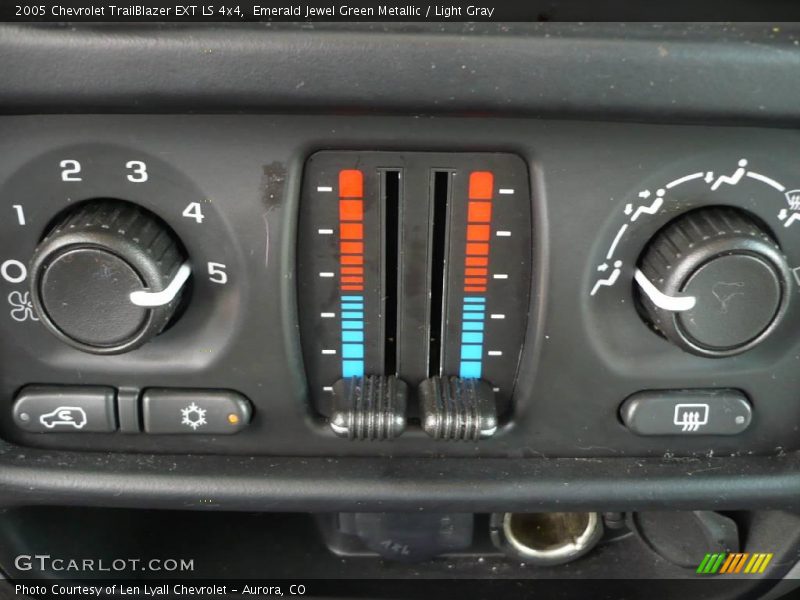Emerald Jewel Green Metallic / Light Gray 2005 Chevrolet TrailBlazer EXT LS 4x4