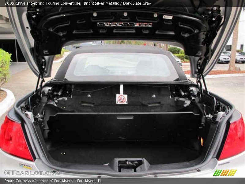 Bright Silver Metallic / Dark Slate Gray 2009 Chrysler Sebring Touring Convertible