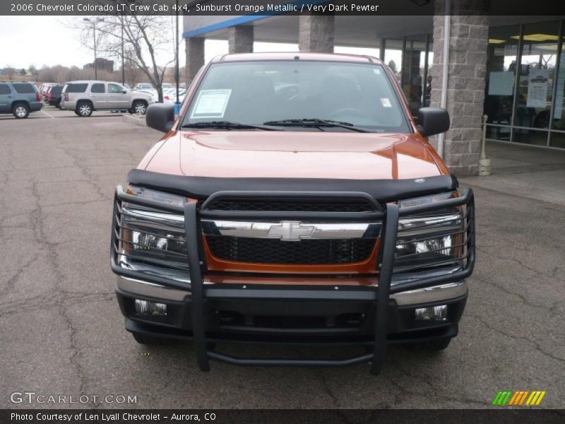 Sunburst Orange Metallic / Very Dark Pewter 2006 Chevrolet Colorado LT Crew Cab 4x4