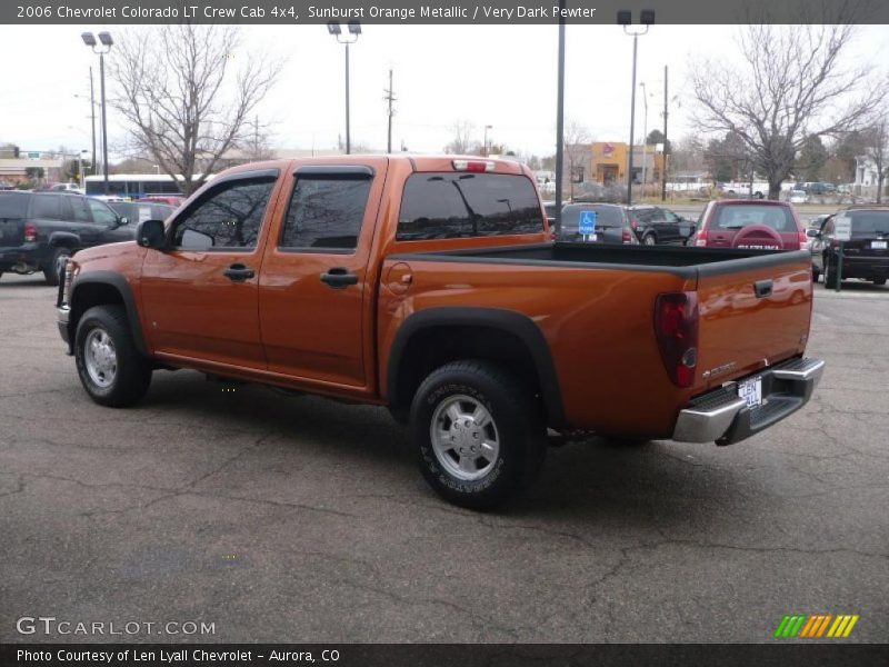 Sunburst Orange Metallic / Very Dark Pewter 2006 Chevrolet Colorado LT Crew Cab 4x4
