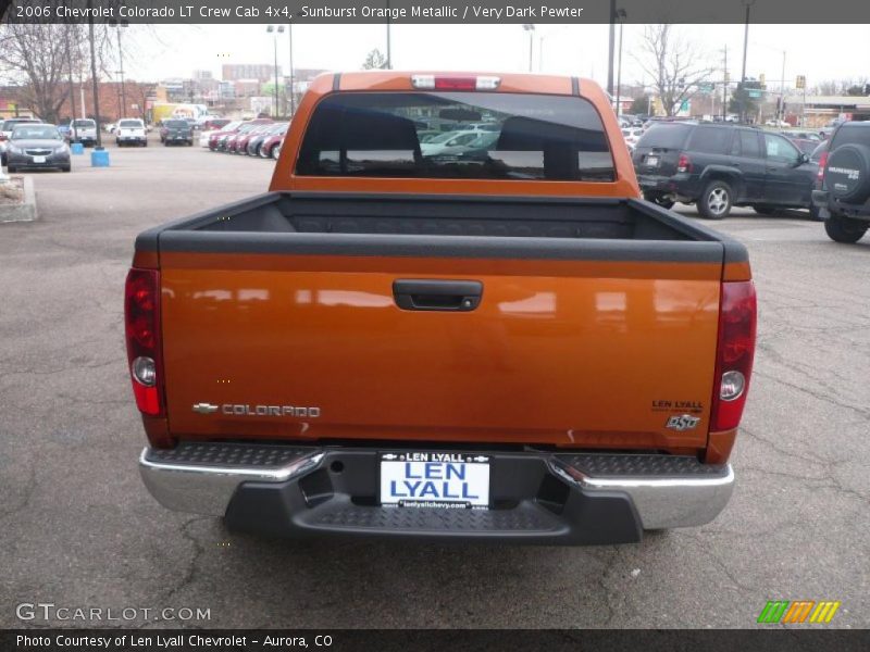 Sunburst Orange Metallic / Very Dark Pewter 2006 Chevrolet Colorado LT Crew Cab 4x4