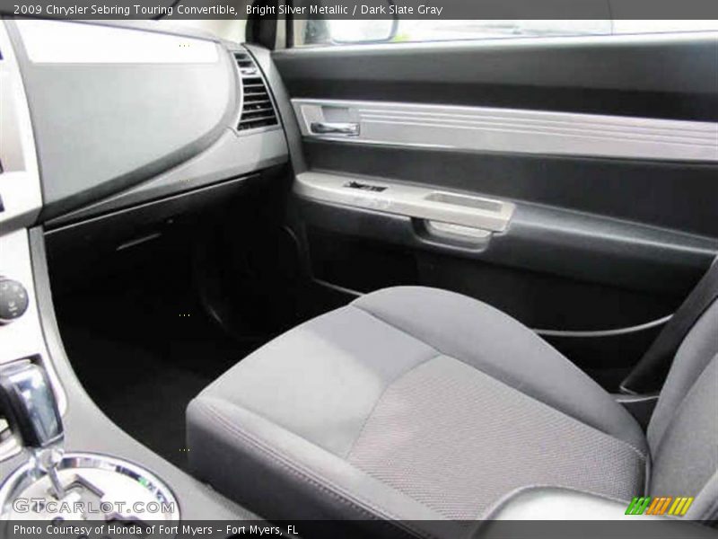 Bright Silver Metallic / Dark Slate Gray 2009 Chrysler Sebring Touring Convertible