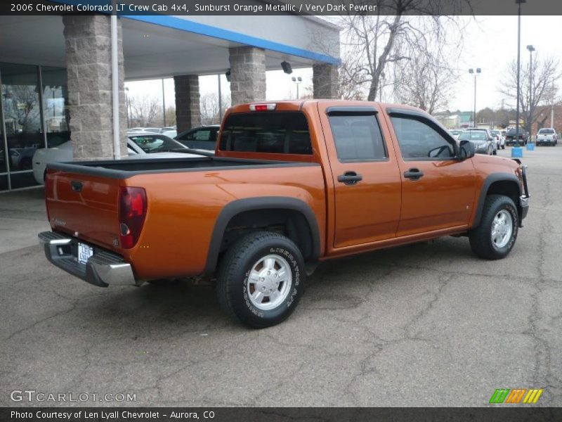 Sunburst Orange Metallic / Very Dark Pewter 2006 Chevrolet Colorado LT Crew Cab 4x4