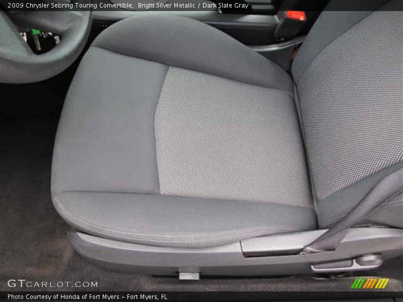 Bright Silver Metallic / Dark Slate Gray 2009 Chrysler Sebring Touring Convertible