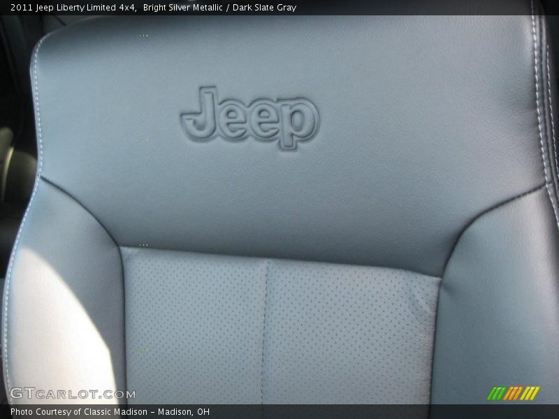 Bright Silver Metallic / Dark Slate Gray 2011 Jeep Liberty Limited 4x4
