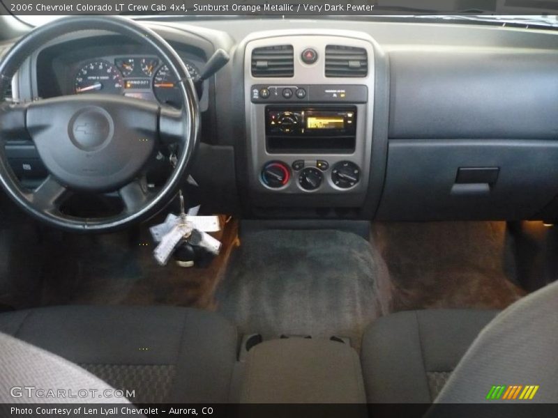 Very Dark Pewter Interior - 2006 Colorado LT Crew Cab 4x4 