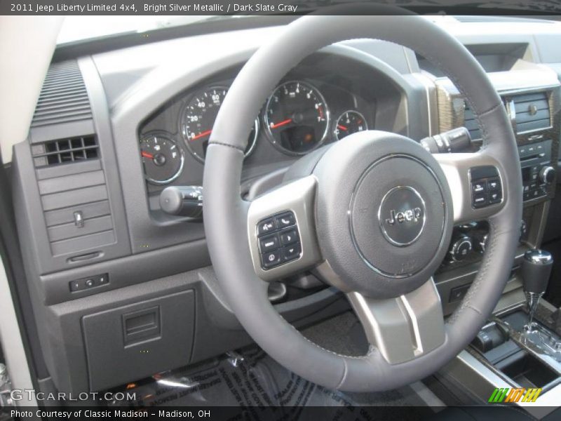 Bright Silver Metallic / Dark Slate Gray 2011 Jeep Liberty Limited 4x4