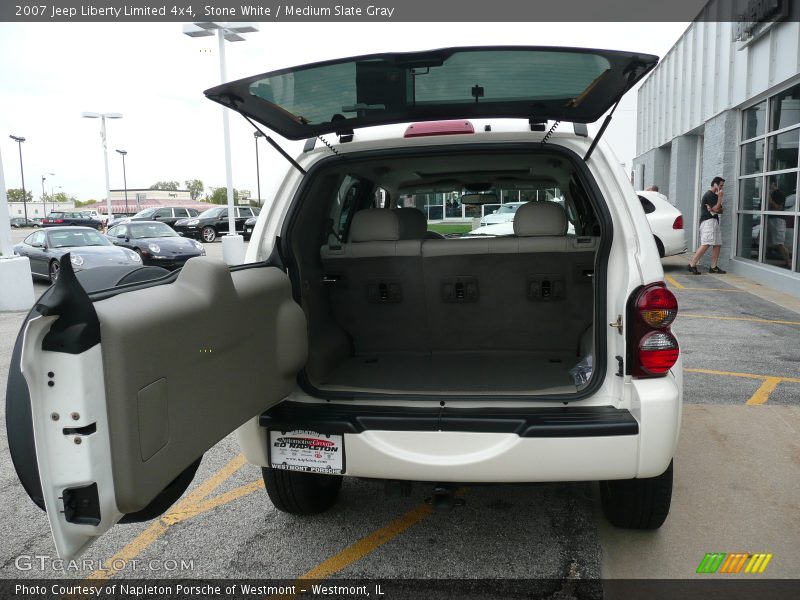 Stone White / Medium Slate Gray 2007 Jeep Liberty Limited 4x4
