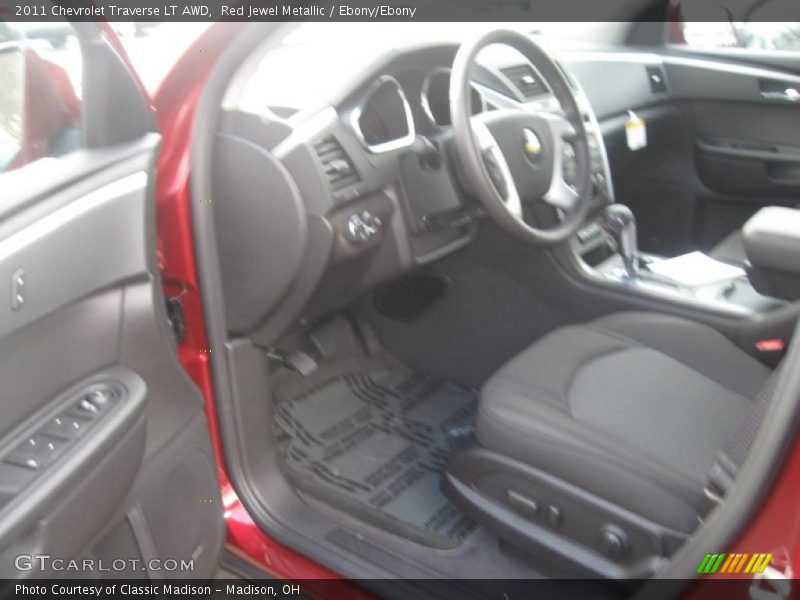 Red Jewel Metallic / Ebony/Ebony 2011 Chevrolet Traverse LT AWD