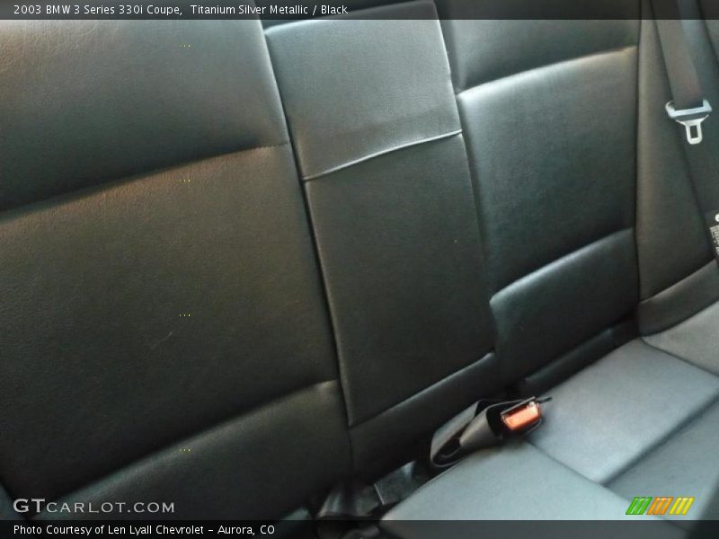 Titanium Silver Metallic / Black 2003 BMW 3 Series 330i Coupe