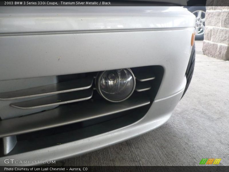 Titanium Silver Metallic / Black 2003 BMW 3 Series 330i Coupe