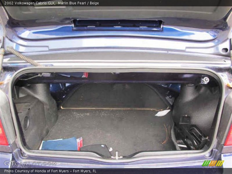  2002 Cabrio GLX Trunk