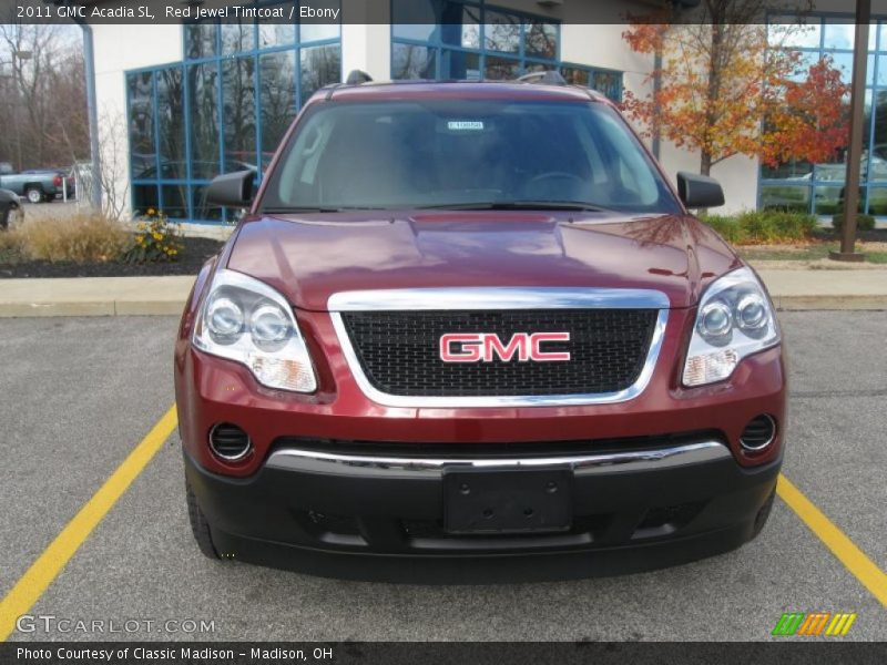 Red Jewel Tintcoat / Ebony 2011 GMC Acadia SL