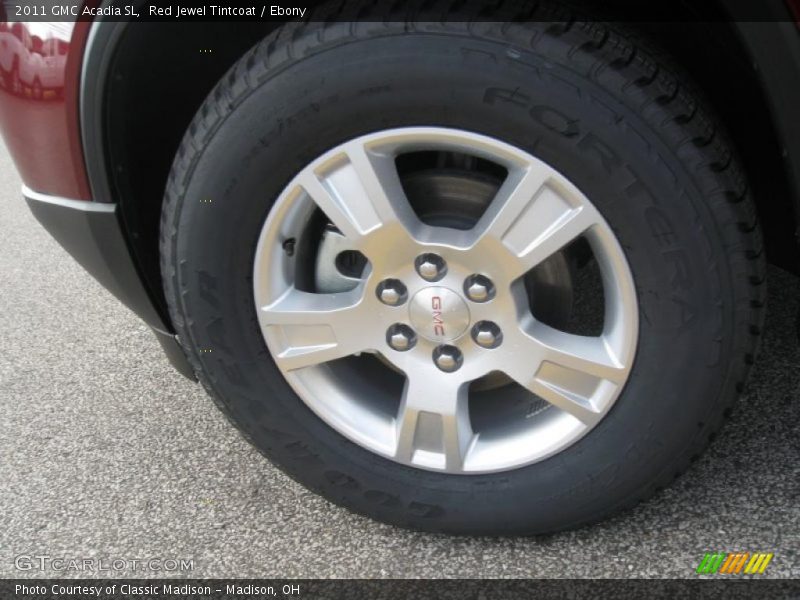 Red Jewel Tintcoat / Ebony 2011 GMC Acadia SL