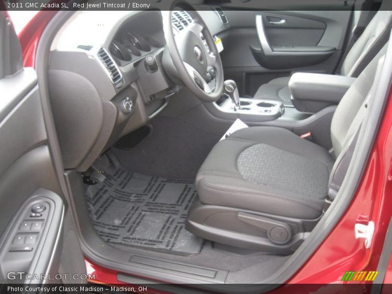 Red Jewel Tintcoat / Ebony 2011 GMC Acadia SL