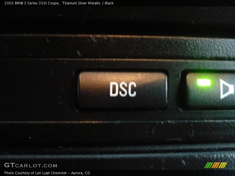 Titanium Silver Metallic / Black 2003 BMW 3 Series 330i Coupe