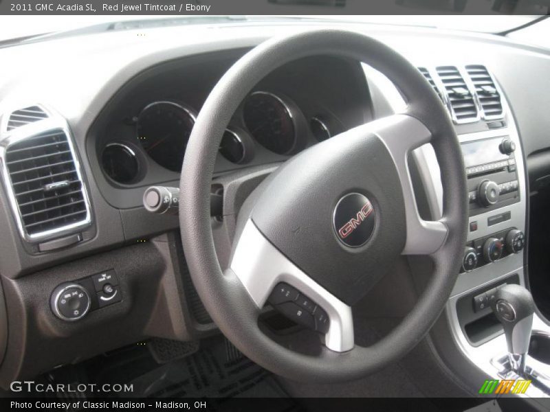 Red Jewel Tintcoat / Ebony 2011 GMC Acadia SL