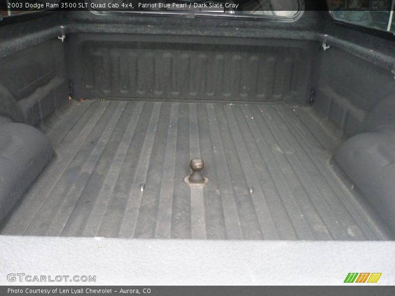 Patriot Blue Pearl / Dark Slate Gray 2003 Dodge Ram 3500 SLT Quad Cab 4x4