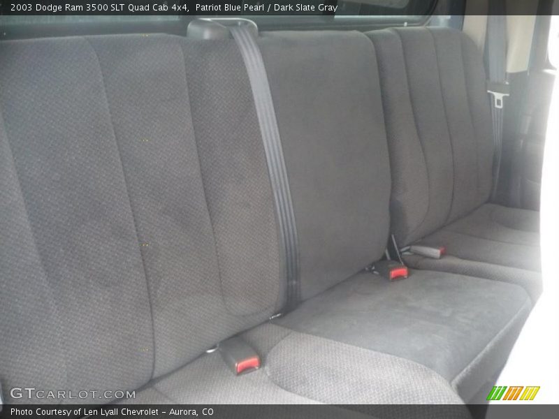 Patriot Blue Pearl / Dark Slate Gray 2003 Dodge Ram 3500 SLT Quad Cab 4x4