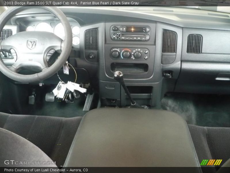 Dark Slate Gray Interior - 2003 Ram 3500 SLT Quad Cab 4x4 
