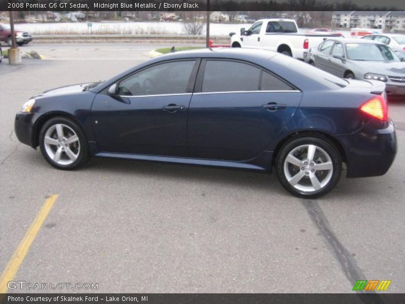 Midnight Blue Metallic / Ebony Black 2008 Pontiac G6 GT Sedan