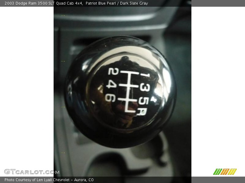 Controls of 2003 Ram 3500 SLT Quad Cab 4x4