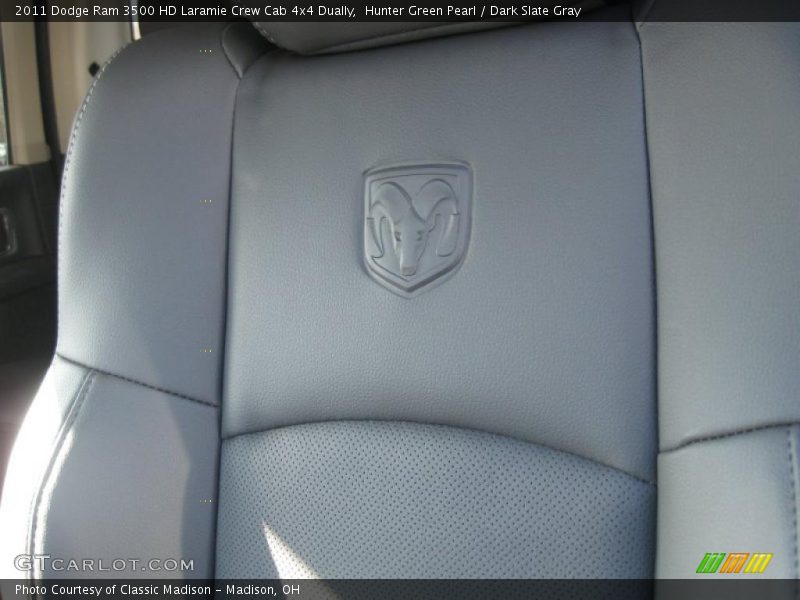  2011 Ram 3500 HD Laramie Crew Cab 4x4 Dually Dark Slate Gray Interior