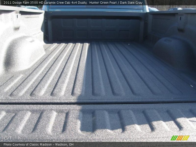 Hunter Green Pearl / Dark Slate Gray 2011 Dodge Ram 3500 HD Laramie Crew Cab 4x4 Dually