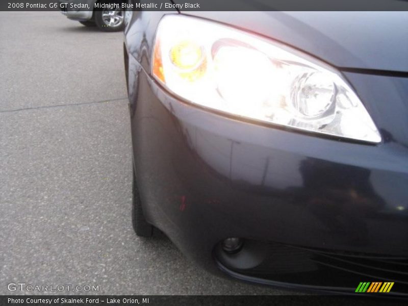 Midnight Blue Metallic / Ebony Black 2008 Pontiac G6 GT Sedan