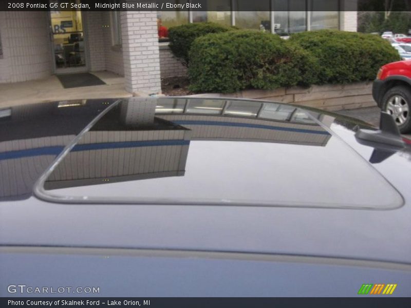 Midnight Blue Metallic / Ebony Black 2008 Pontiac G6 GT Sedan