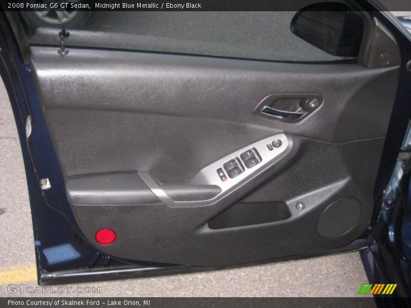 Midnight Blue Metallic / Ebony Black 2008 Pontiac G6 GT Sedan