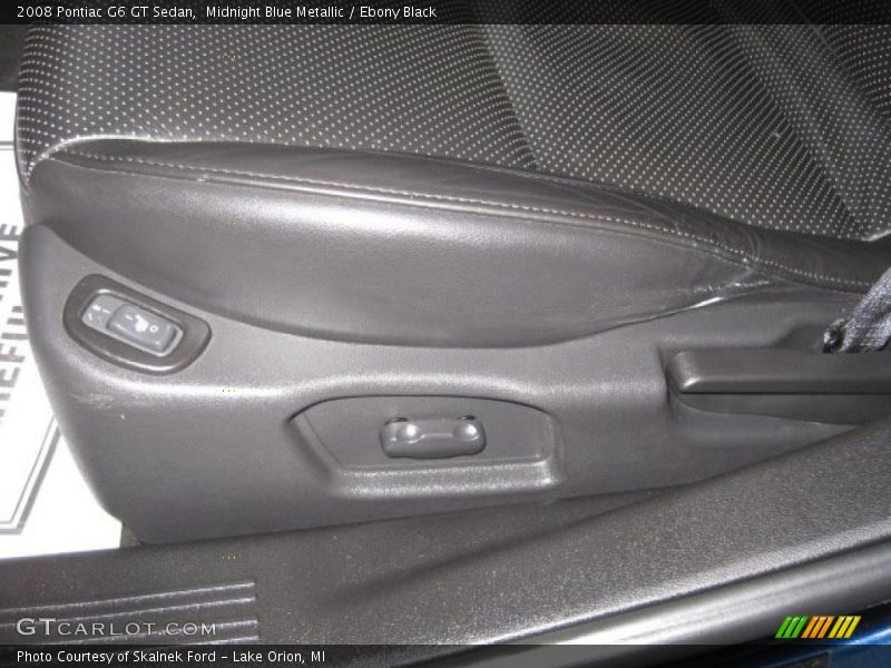 Midnight Blue Metallic / Ebony Black 2008 Pontiac G6 GT Sedan