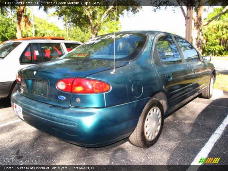 Pacific Green Metallic / Opal Grey 1997 Ford Contour GL