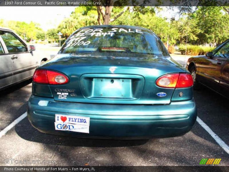 Pacific Green Metallic / Opal Grey 1997 Ford Contour GL